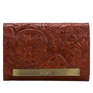 NWT Patricia Nash Tooled Cametti Wallet - Florence